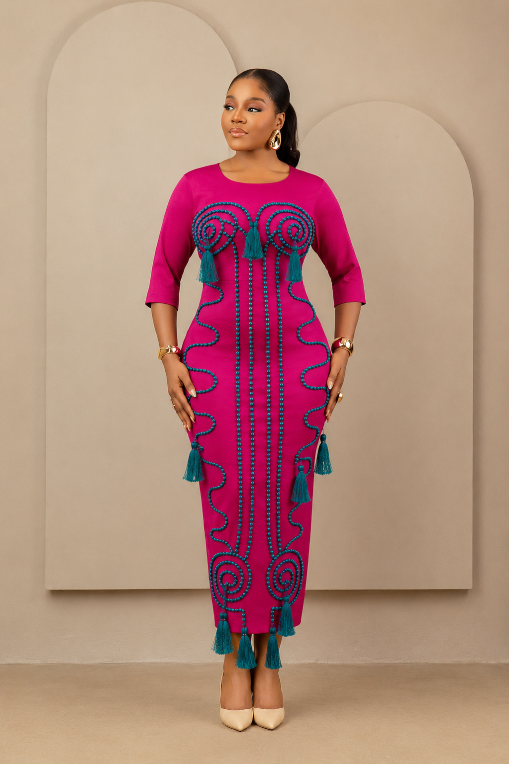 ONA DRESS IN PINK
