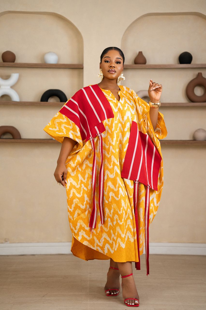 ARAMI ADIRE KAFTAN