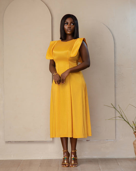 WENDY DRESS IN YELLOW