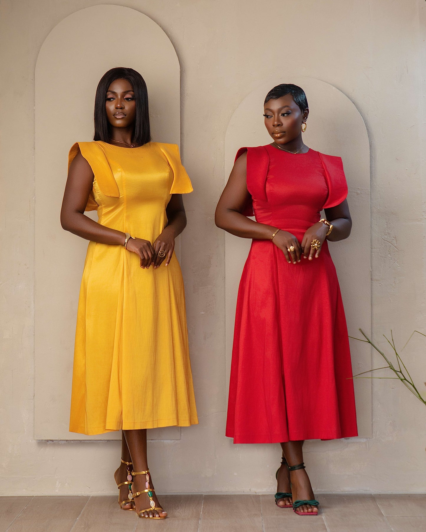 WENDY DRESS IN YELLOW