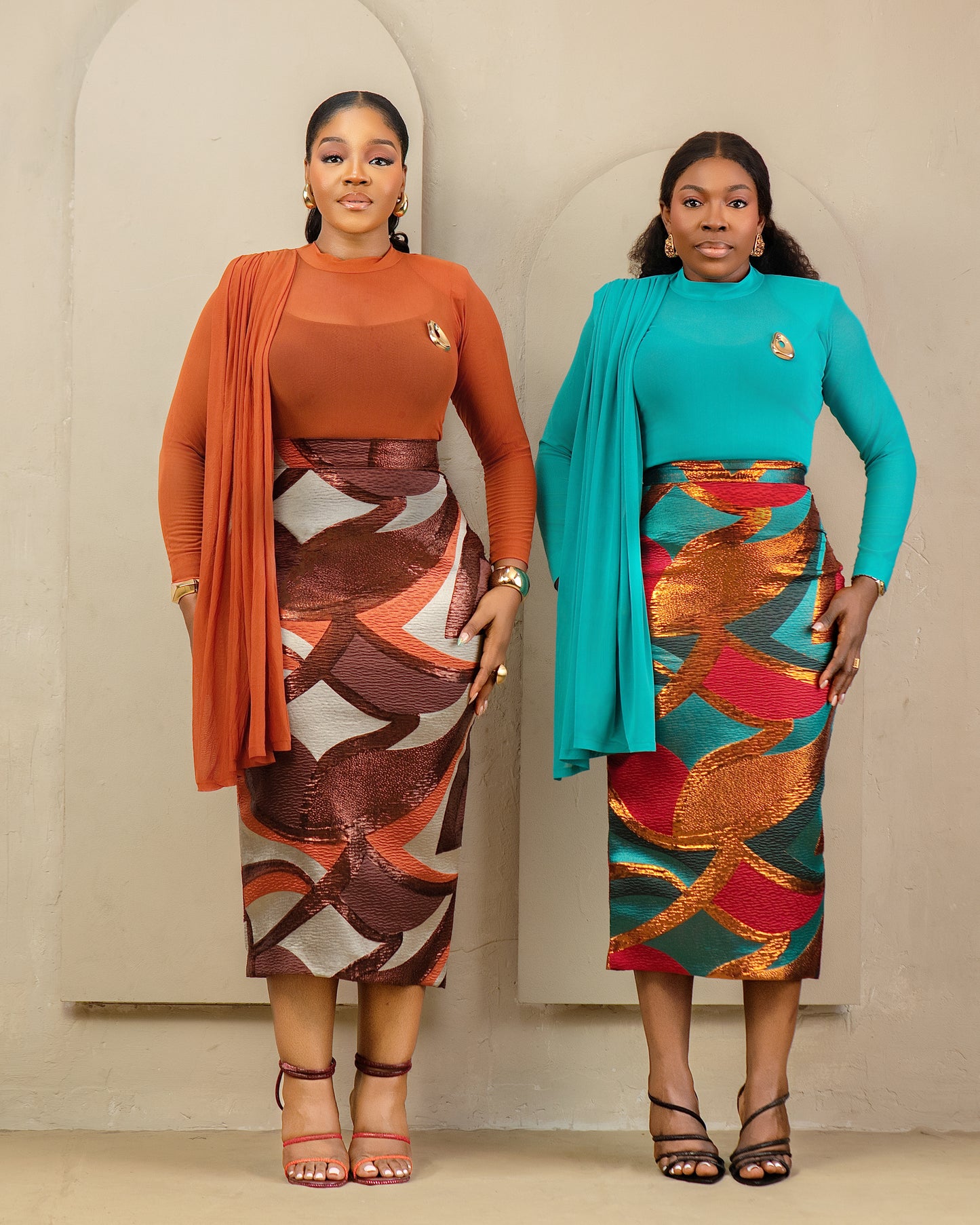 ÀRẸ̀WÀ Skirt Set